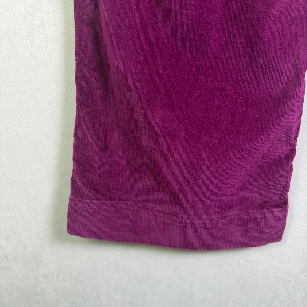 Athleta Women’s Loveland Corduroy Pant Raspberry Low Rise Stretch Cord Size 6P - Picture 8 of 12